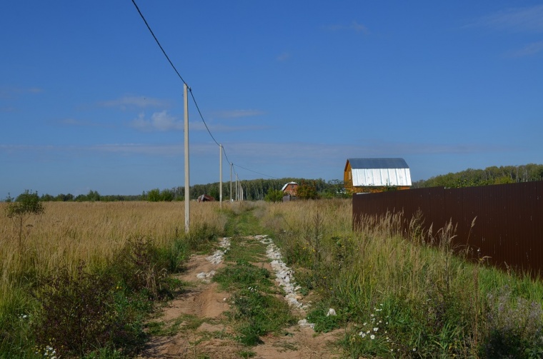 Земельный участок в деревне Акатове 