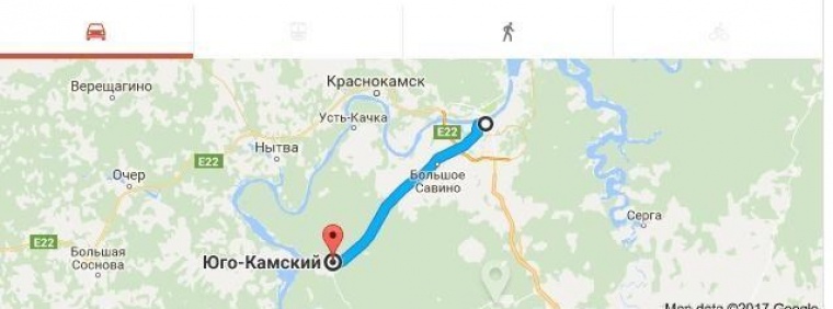 Гугл карта краснокамск