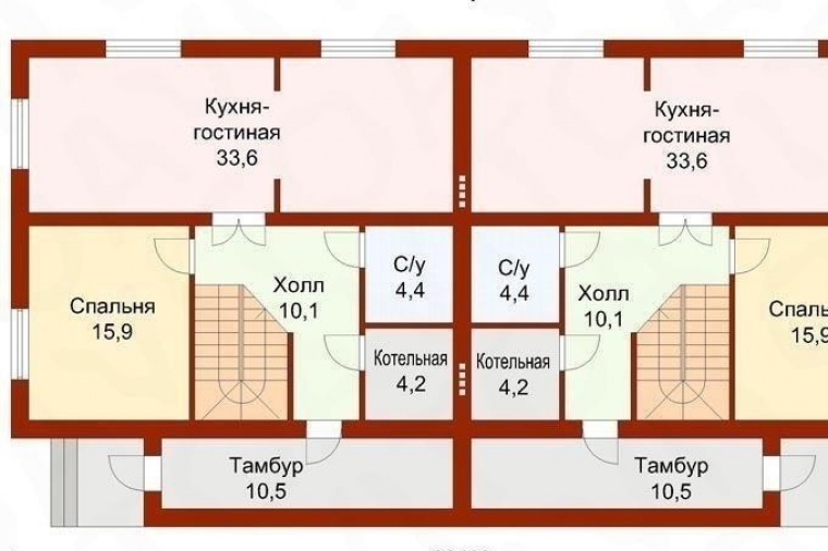 Проекты домов и коттеджей бесплатно чертежи и фото на две семьи