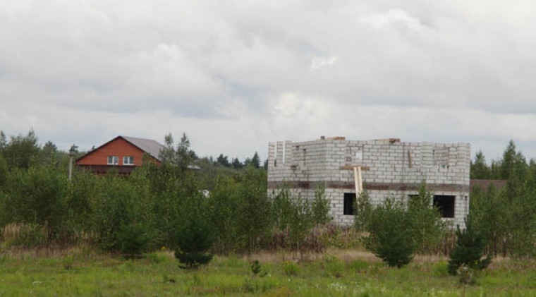 Земельный участок в деревне Бавыкине 