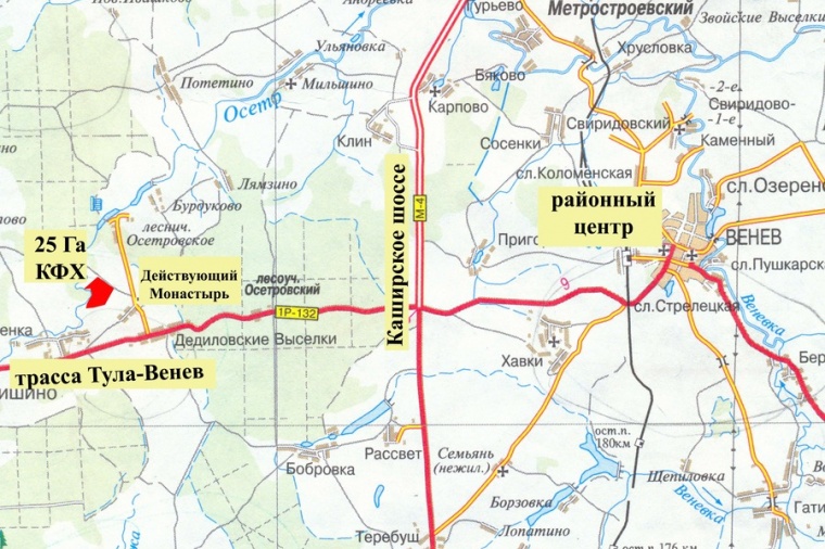 Карта заброшенных мест тульской области