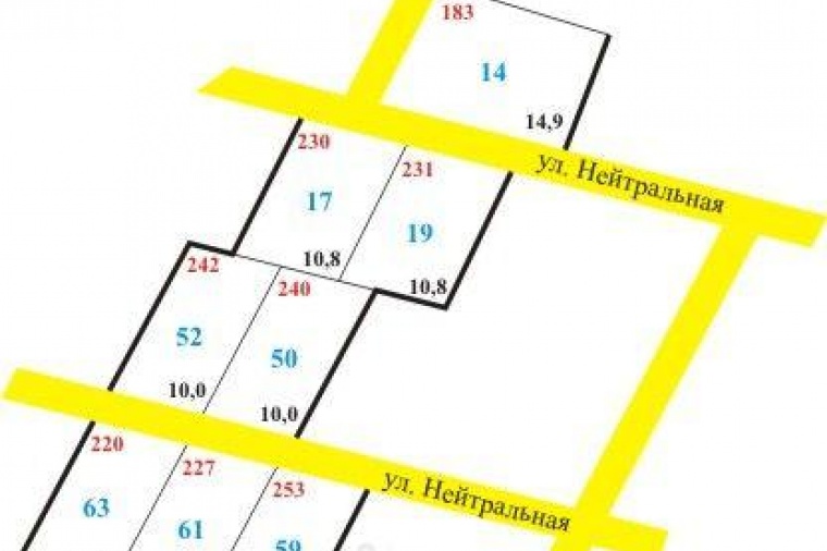 Ул нейтральная пенза карта